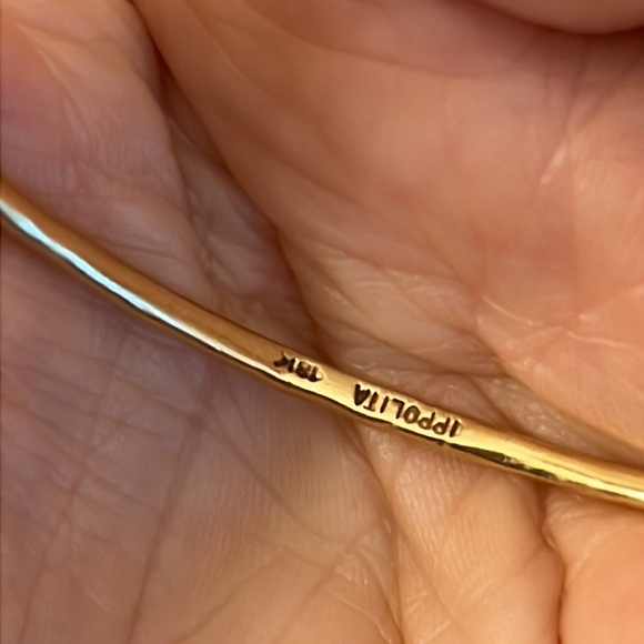 Ippolita 18k and turquoise bracelet - Picture 9 of 9